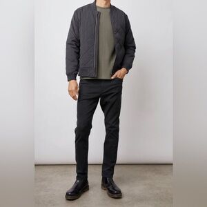 NWT RAILS peninsula jacket in washed black